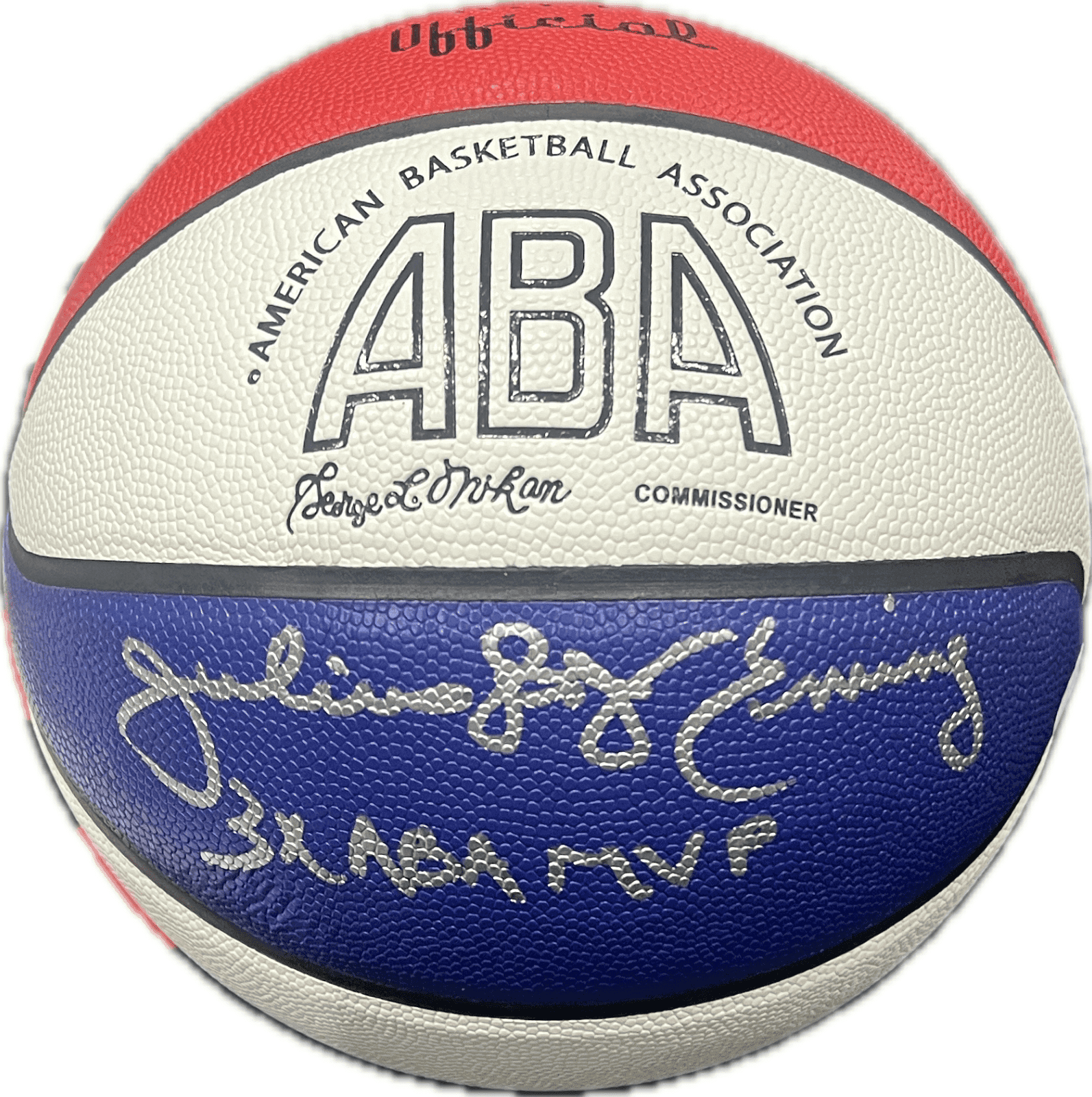 Julius Erving Ball julius-dr-erving-aba-basketball-authen, Philadelphia 76ers, supplier stock photo