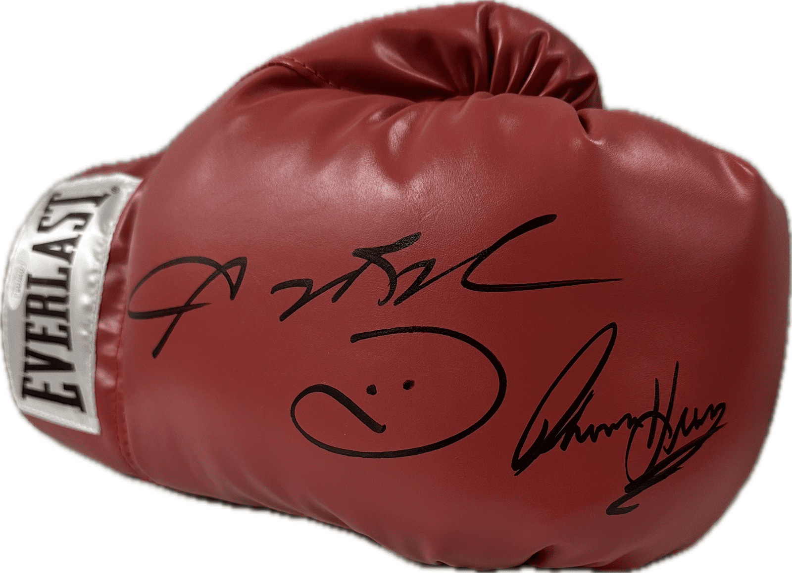 Sugar Ray Leonard & Thomas Hearns Signed Red Right Hand Boxing Glove JSA Authen Sugar Ray Leonard Glove thomas-hearns-red-right-boxing-authen, supplier stock photo