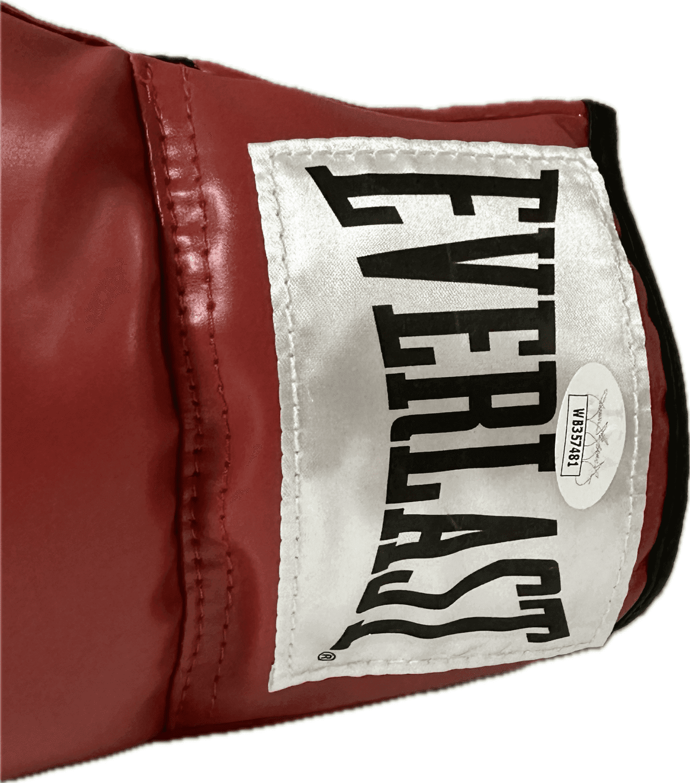 Roberto Duran Signed Autographed Red Left Hand Boxing Glove JSA Authenticated Glove roberto-duran-red-left-boxing, view 2, supplier stock photo