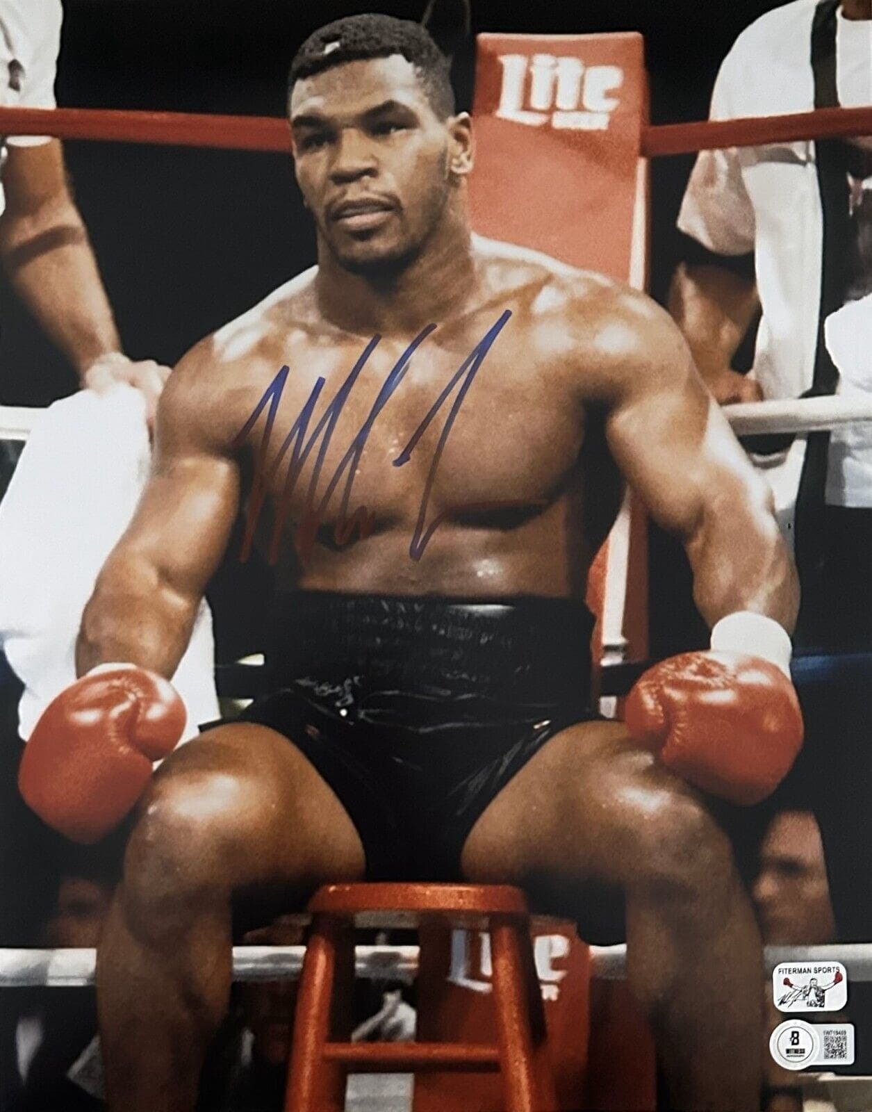 Photo 11x14-mike-tyson-11-14-hologram-authen, supplier stock photo