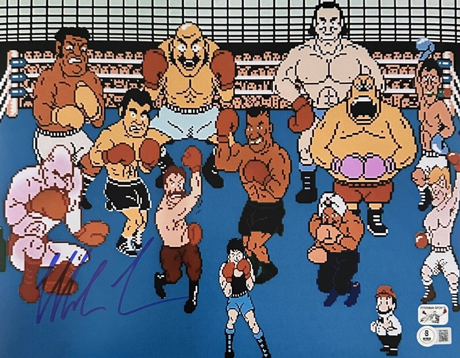 Mike Tyson Signed Photo 11×14 Beckett & Tyson Hologram Authen Punch Out Charac Photo 11x14-mike-tyson-11-14-hologram-authen, supplier stock photo
