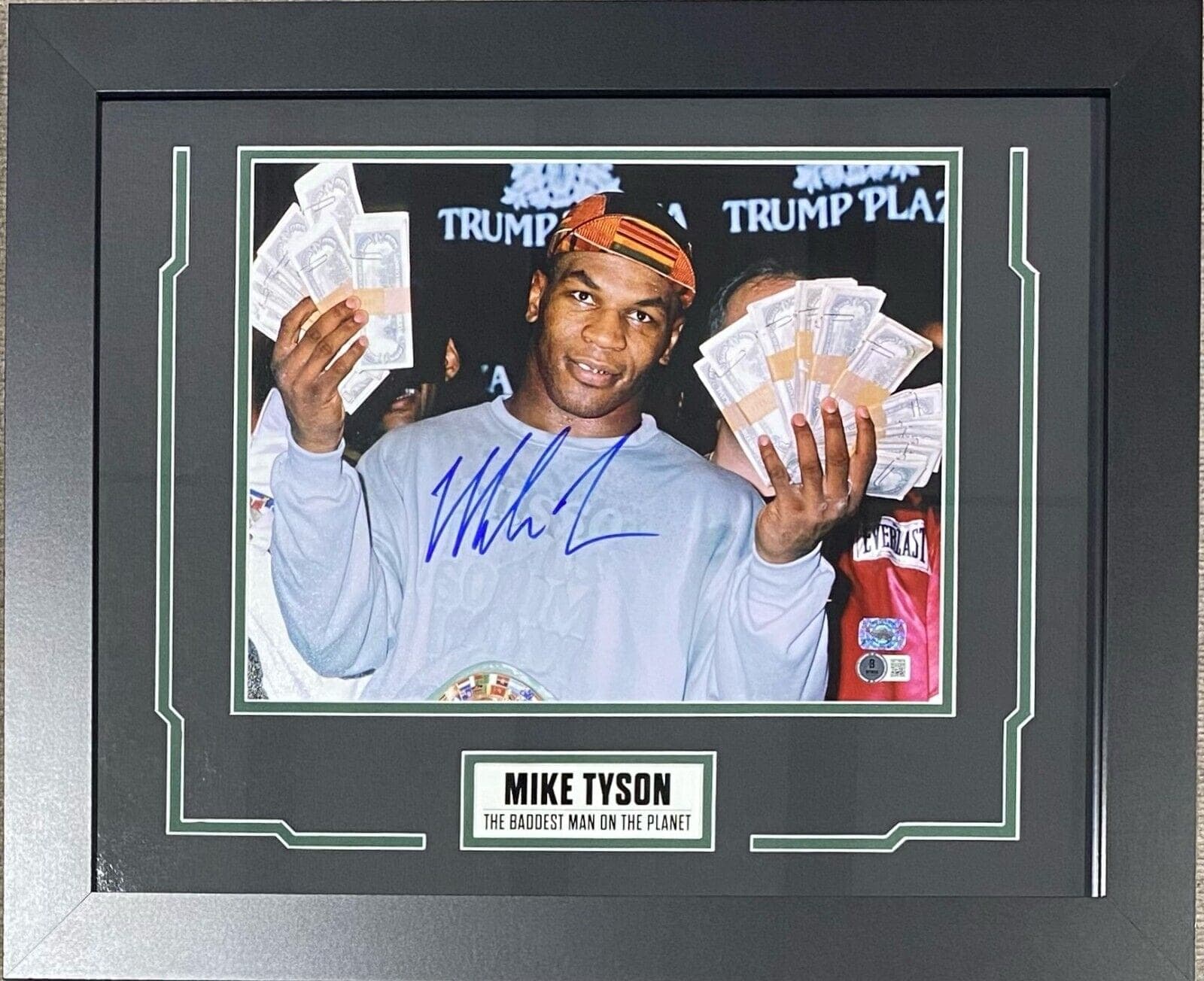 Mike Tyson Signed Framed Photo 11×14 Beckett & Tyson Hologram Authen Money 2 Mike Tyson Photo 11x14-mike-tyson-framed-11-14-hologram, supplier stock photo