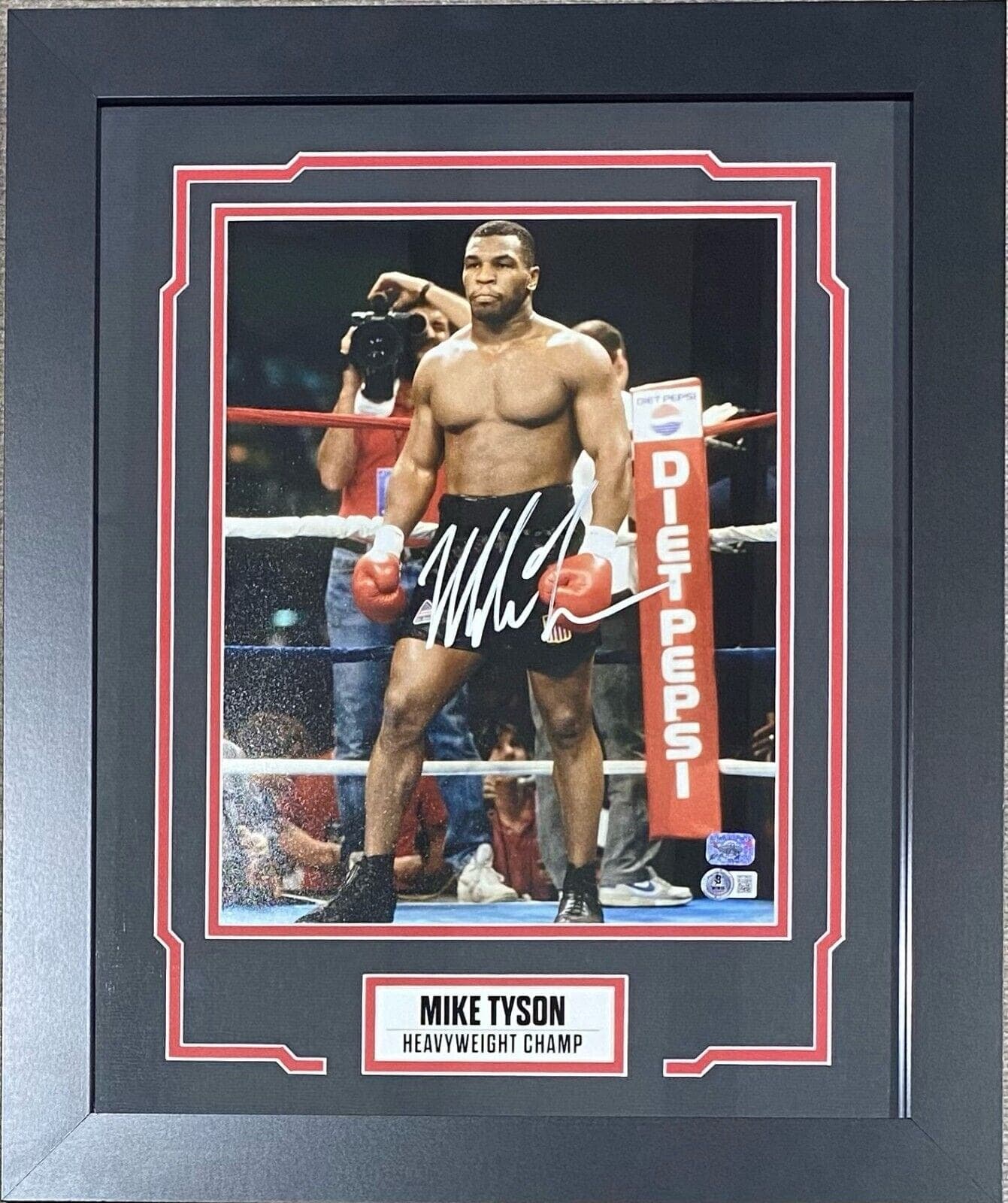 Mike Tyson Signed Framed Photo 11×14 Beckett & Tyson Hologram Authen #3 Mike Tyson Photo 11x14-mike-tyson-framed-11-14-hologram, supplier stock photo