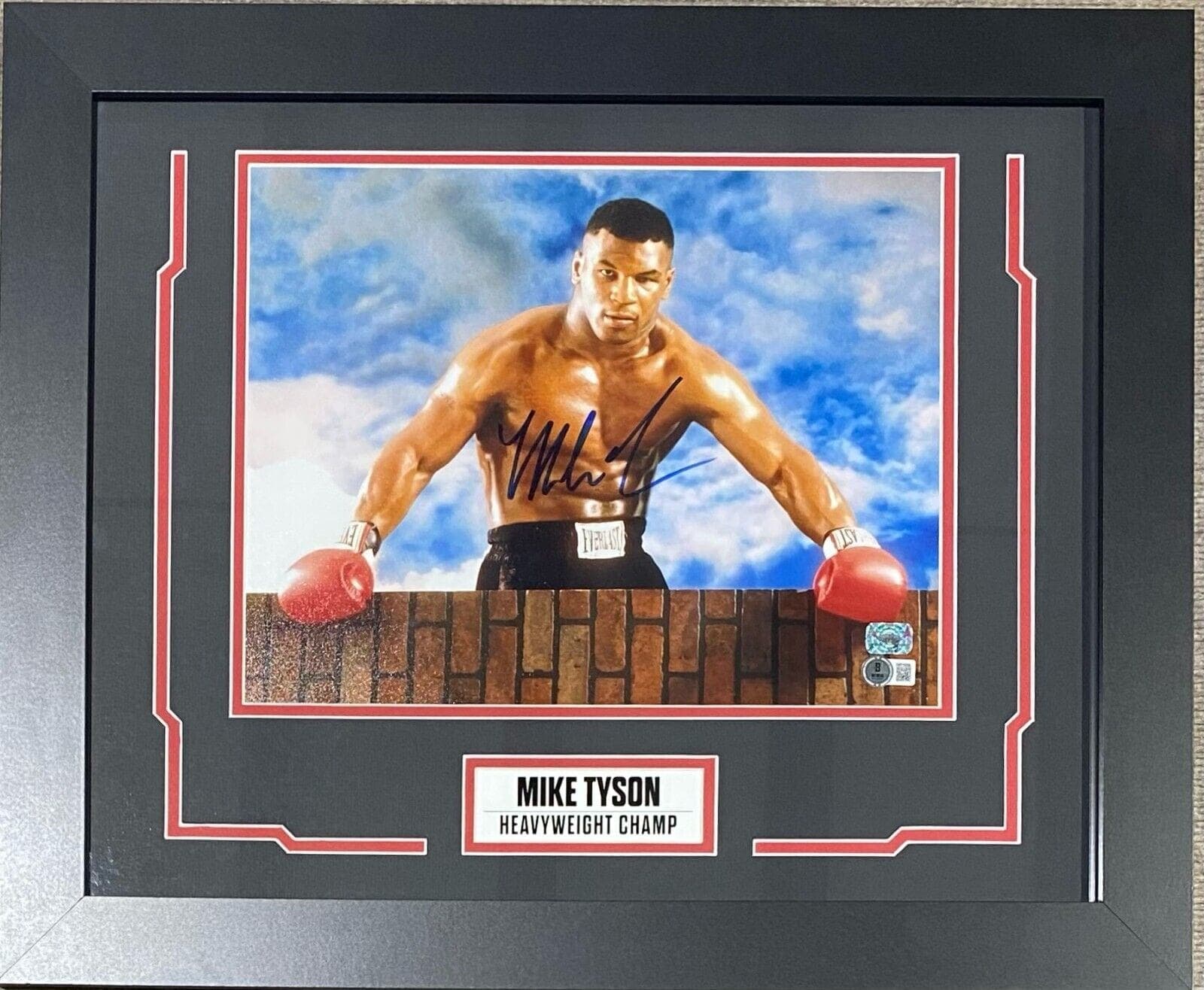 Mike Tyson Signed Framed Photo 11×14 Beckett & Tyson Hologram Authentic #8 Mike Tyson Photo 11x14-mike-tyson-framed-11-14-hologram, supplier stock photo