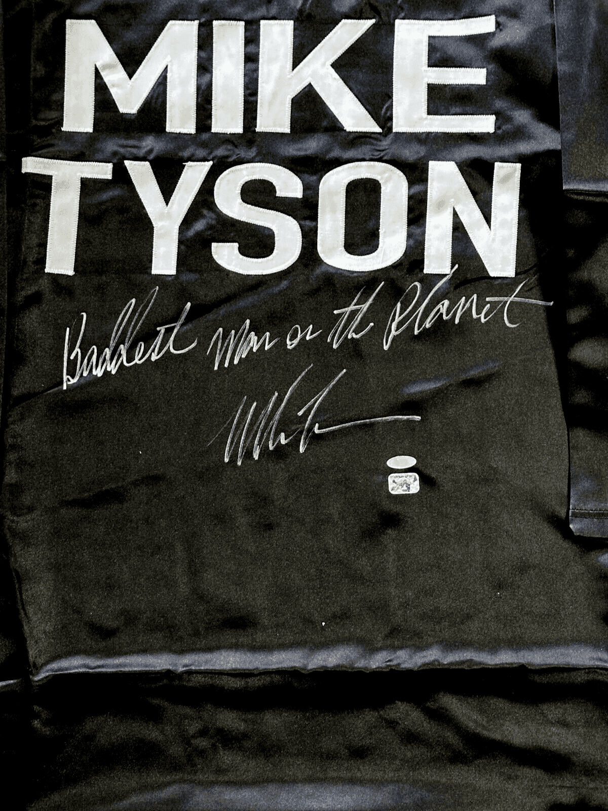 Mike Tyson Signed Autographed Boxing Robe Steiner Sports & Tyson Authenticated Mike Tyson Other boxing-robe-steiner, view 2, supplier stock photo