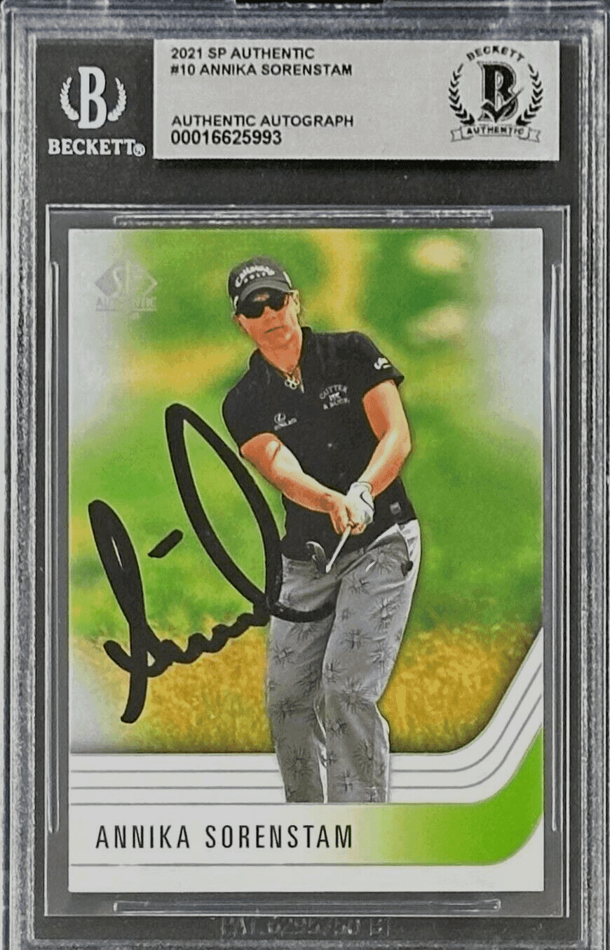 Annika Sorestam Signed 2021 Upper Deck SP Authentic Card #10 Beckett 16625993 Card annika-sorestam-2021-upper-deck-sp, supplier stock photo