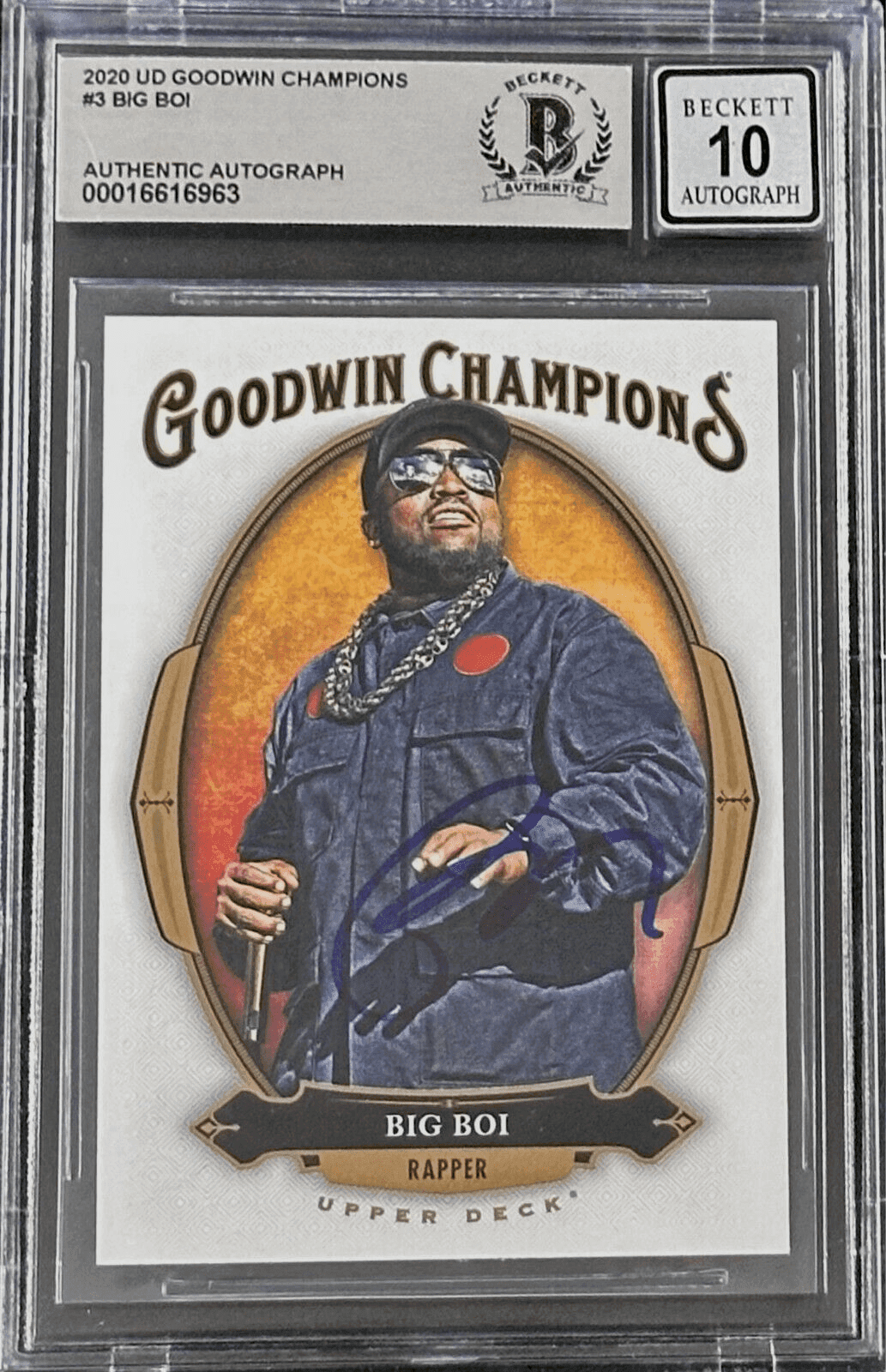 Card big-boi-2020-upper-deck-goodwin, supplier stock photo