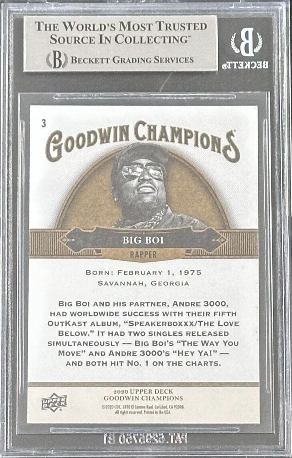 Card big-boi-2020-upper-deck-goodwin, view 2, supplier stock photo
