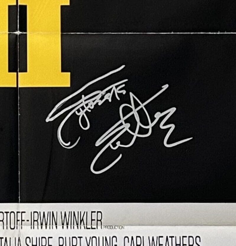 Sylvester Stallone Signed First Rocky II Original Movie 27×41 Poster BAS AC67502 Other 27x41-sylvester-stallone-first-rocky-ii-original, view 2, supplier stock photo