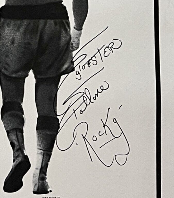 Sylvester Stallone Signed Rocky Original 40×59 Linen-Backed Poster BAS AC29827 Sylvester Stallone Other 40x59-sylvester-stallone-rocky-original-40-59, view 2, supplier stock photo