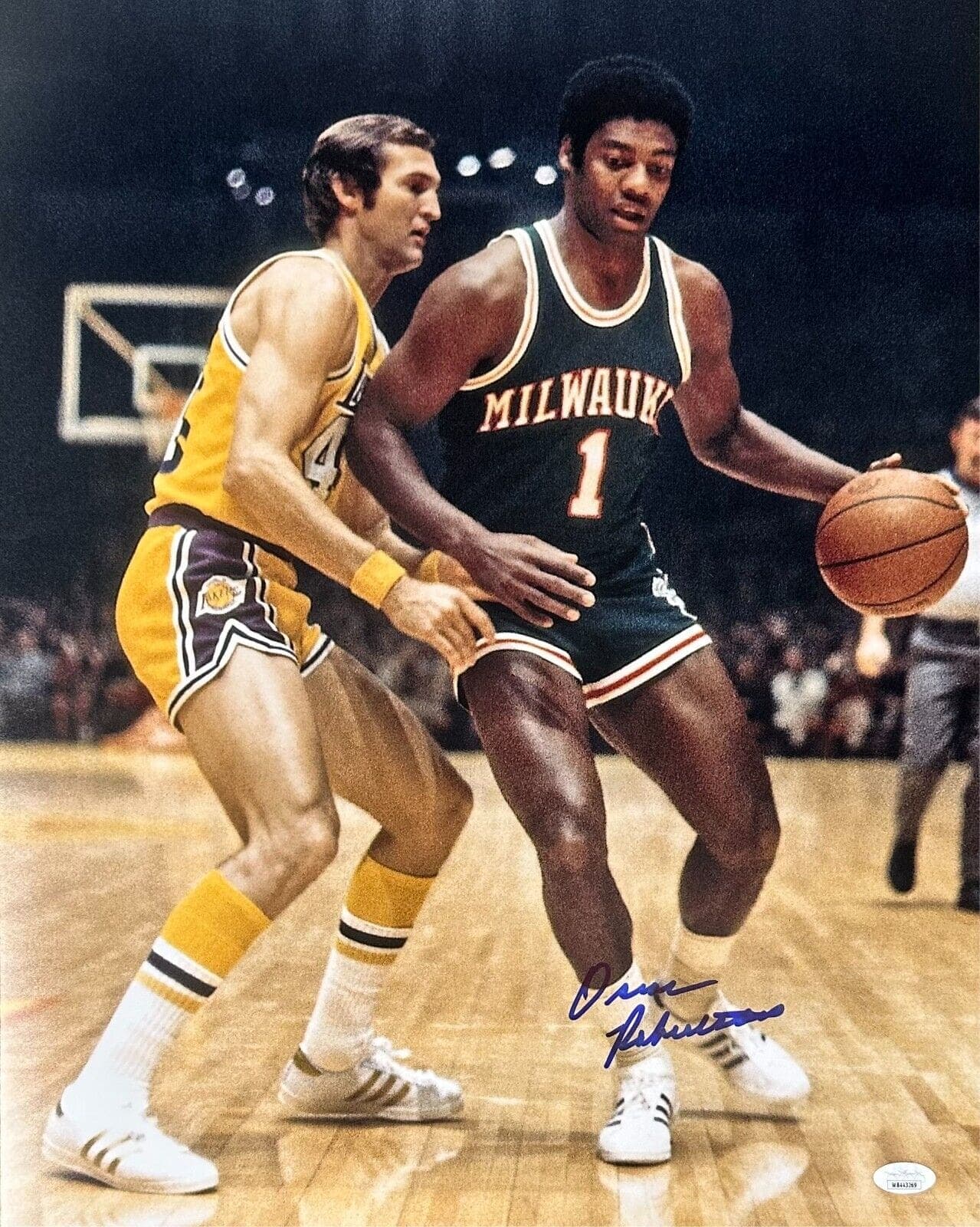 Oscar Robertson Signed Autographed Photo 16×20 JSA Authenticated 5 Oscar Robertson Photo 16x20-oscar-robertson-16-20-5, Milwaukee Bucks, supplier stock photo