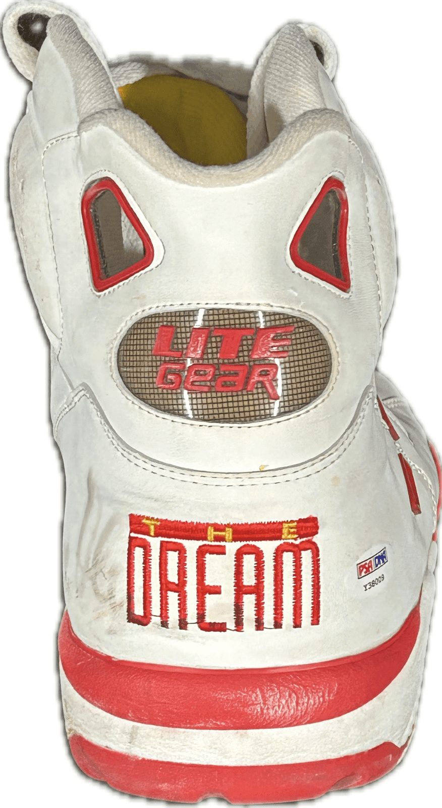 Hakeem “The Dream” Olajuwon Signed 1992 Game-Worn Pair of Lite Gear Shoes Other hakeem-dream-olajuwon-1992-game-worn, Houston Rockets, view 7, supplier stock photo