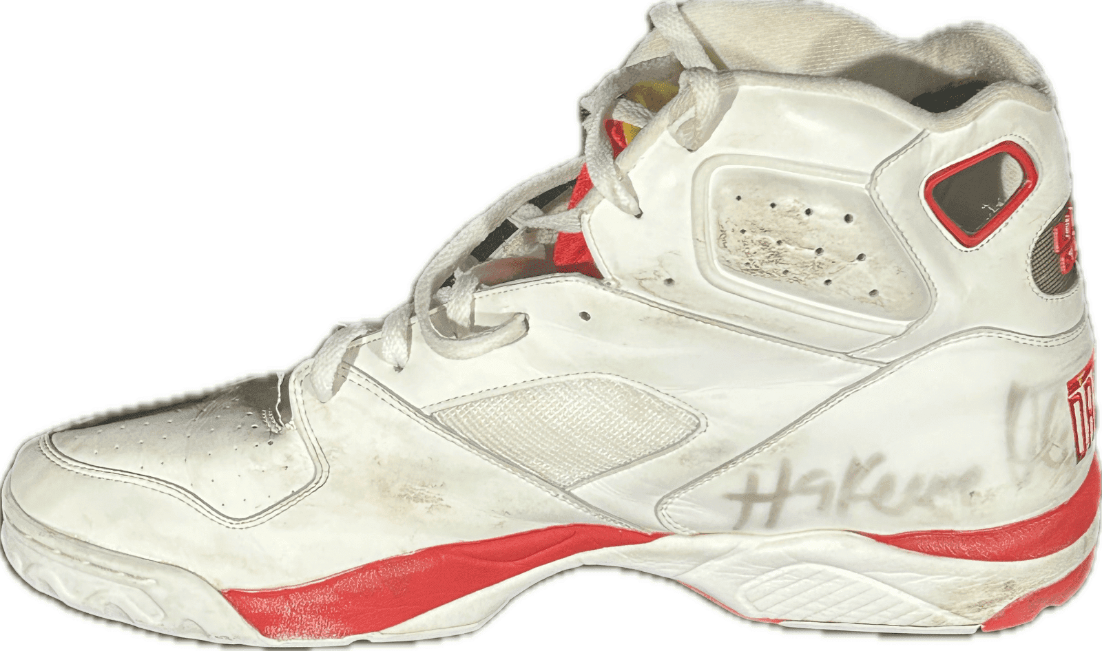 Hakeem “The Dream” Olajuwon Signed 1992 Game-Worn Pair of Lite Gear Shoes Other hakeem-dream-olajuwon-1992-game-worn, Houston Rockets, view 4, supplier stock photo