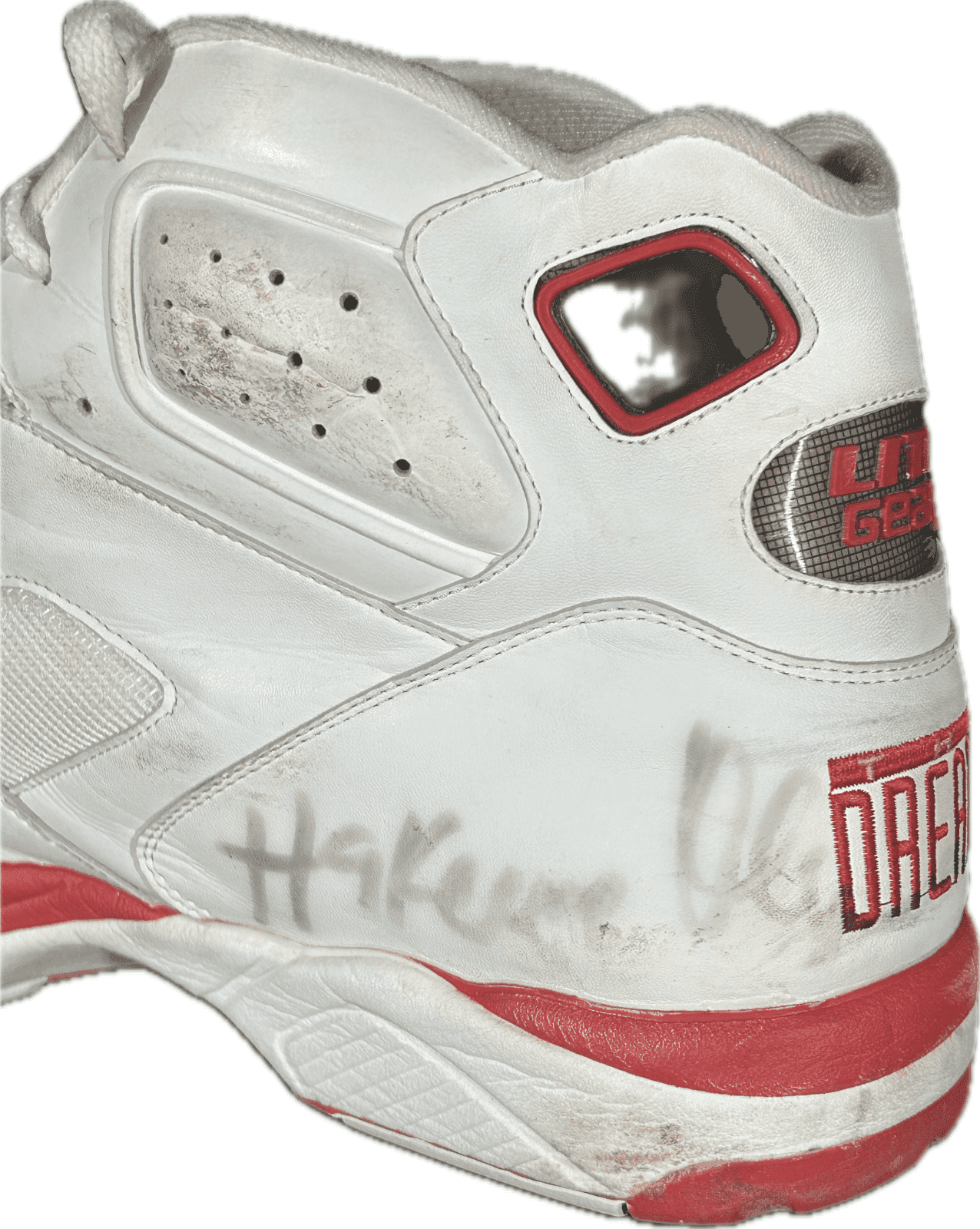 Hakeem “The Dream” Olajuwon Signed 1992 Game-Worn Pair of Lite Gear Shoes Other hakeem-dream-olajuwon-1992-game-worn, Houston Rockets, view 5, supplier stock photo