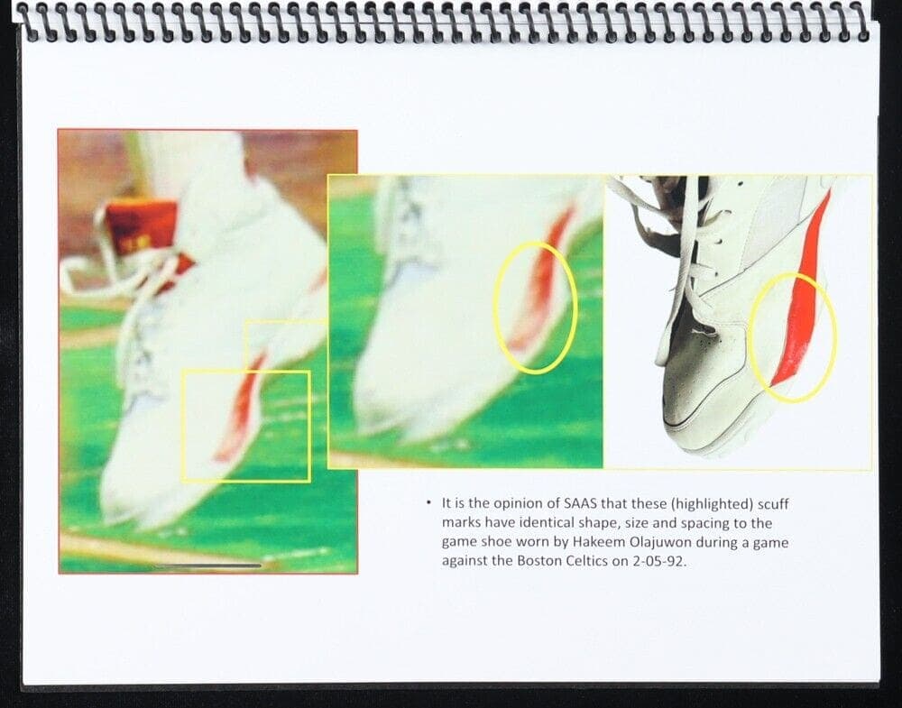 Hakeem “The Dream” Olajuwon Signed 1992 Game-Worn Pair of Lite Gear Shoes Other hakeem-dream-olajuwon-1992-game-worn, Houston Rockets, view 16, supplier stock photo