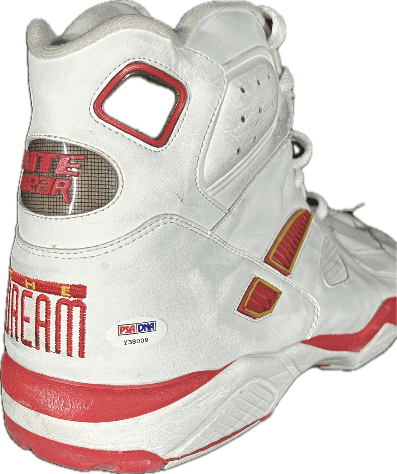 Hakeem “The Dream” Olajuwon Signed 1992 Game-Worn Pair of Lite Gear Shoes Other hakeem-dream-olajuwon-1992-game-worn, Houston Rockets, view 6, supplier stock photo