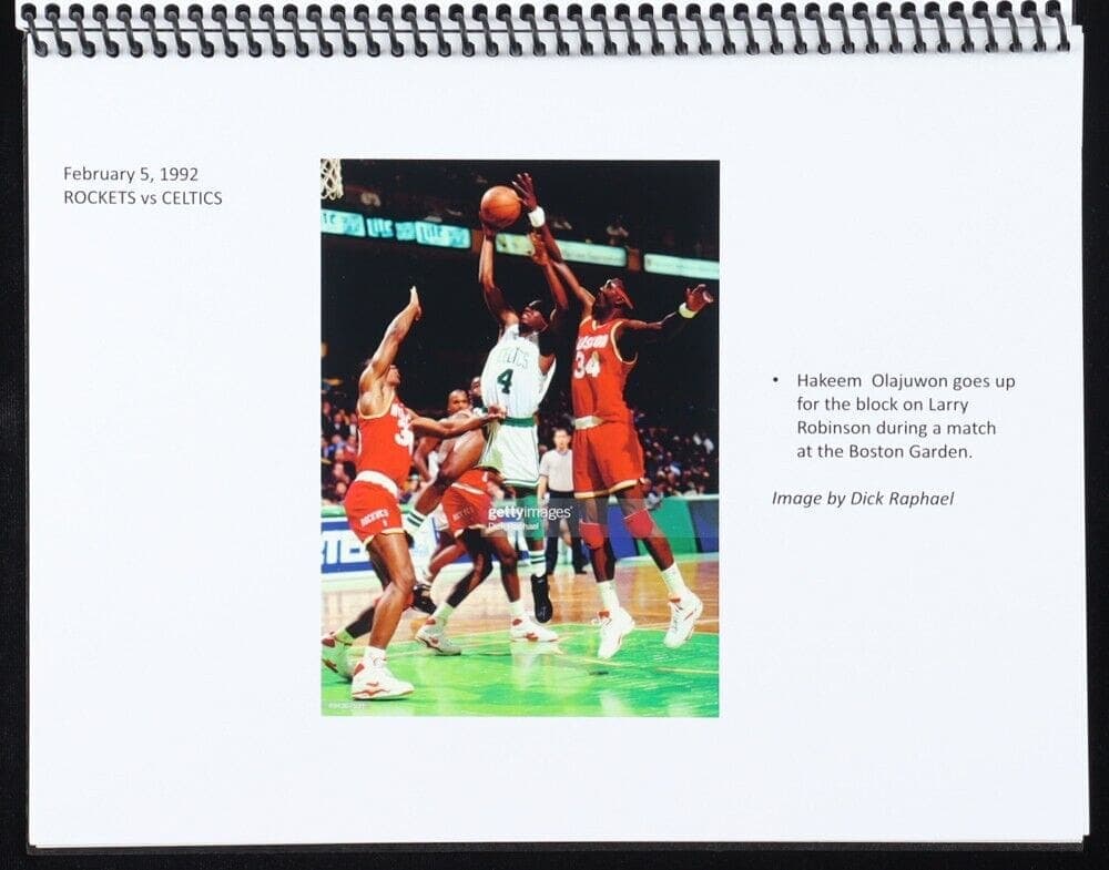 Hakeem “The Dream” Olajuwon Signed 1992 Game-Worn Pair of Lite Gear Shoes Other hakeem-dream-olajuwon-1992-game-worn, Houston Rockets, view 17, supplier stock photo