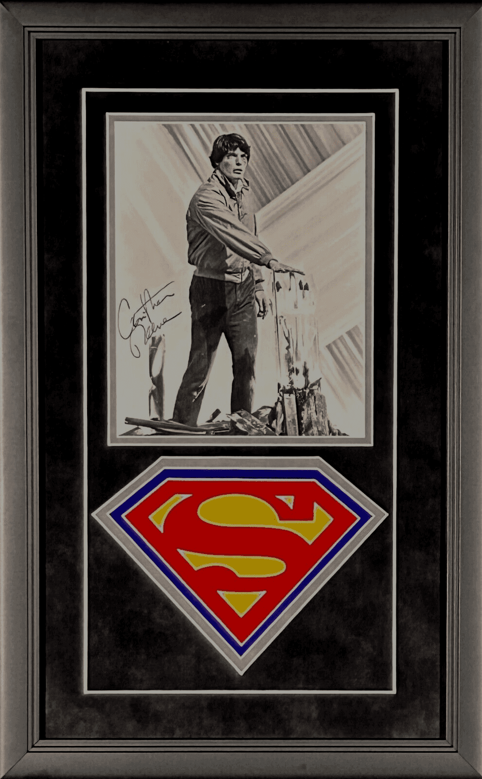 Christopher Reeve Signed Framed 8×10 Photo JSA Full Letter Z41359 SUPERMAN Photo 8x10-christopher-reeve-framed-8-10-full, supplier stock photo