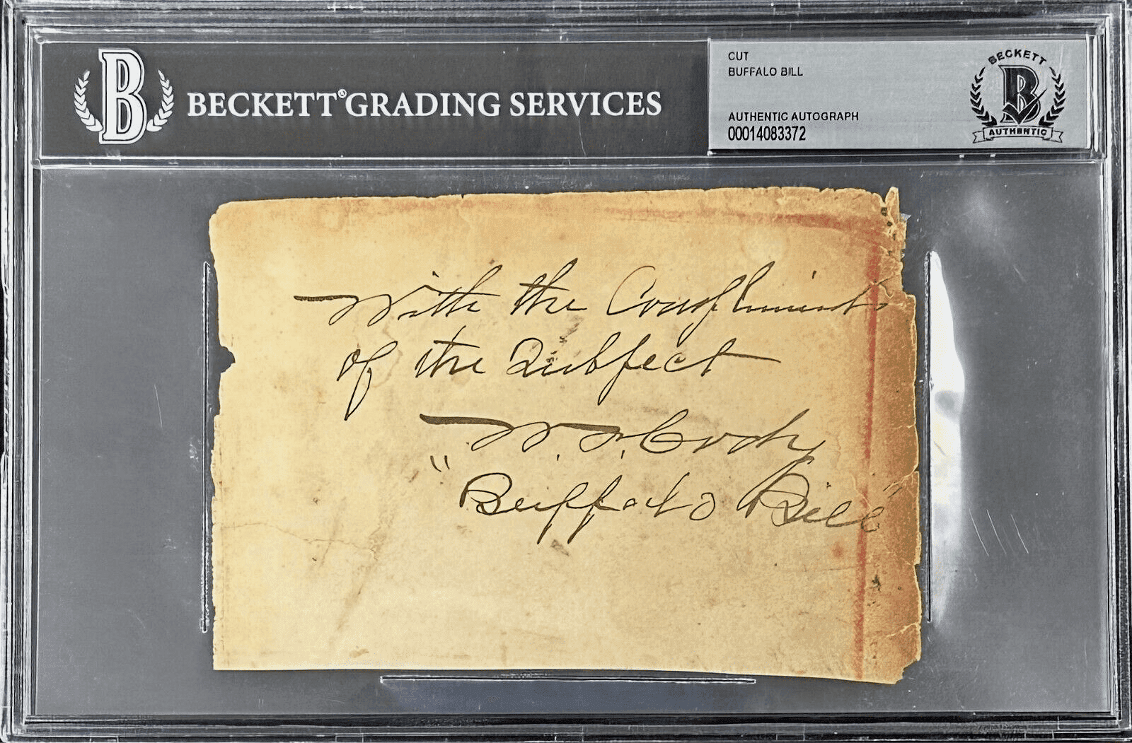 Buffalo Bill Signed Autographed Document Army Medal Of Honor Beckett Authentic Other buffalo-bill-document-army-medal-honor, supplier stock photo