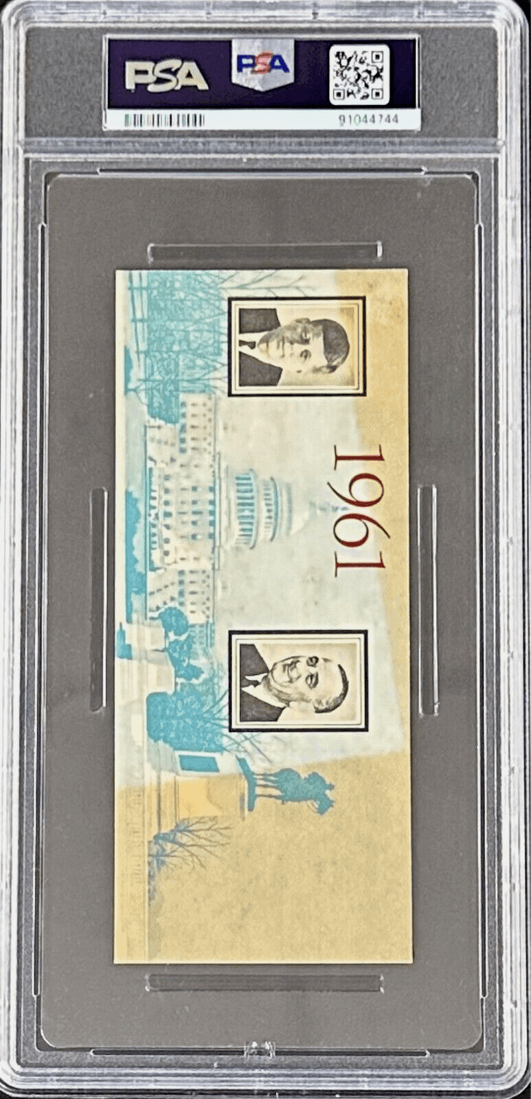 President John F Kennedy 1961 Presidential Inauguration Full Ticket PSA VG-EX 4 Ticket Stub president-john-kennedy-1961-presidential, view 3, supplier stock photo