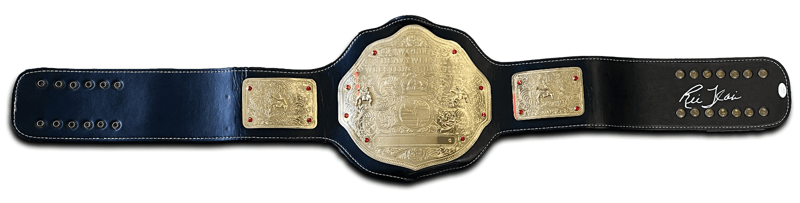 Ric Flair Signed Autographed Custom Black & Gold Belt JSA White Ric Flair Other black-gold-belt-white, supplier stock photo