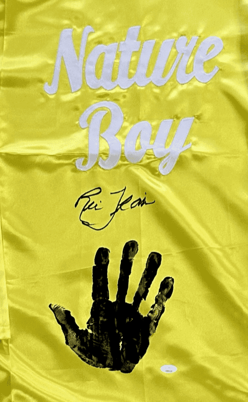 Ric Flair Signed Autographed & Personal Chop Handprint Yellow Robe JSA Authentic Ric Flair Other personal-chop-handprint-yellow-robe, view 2, supplier stock photo