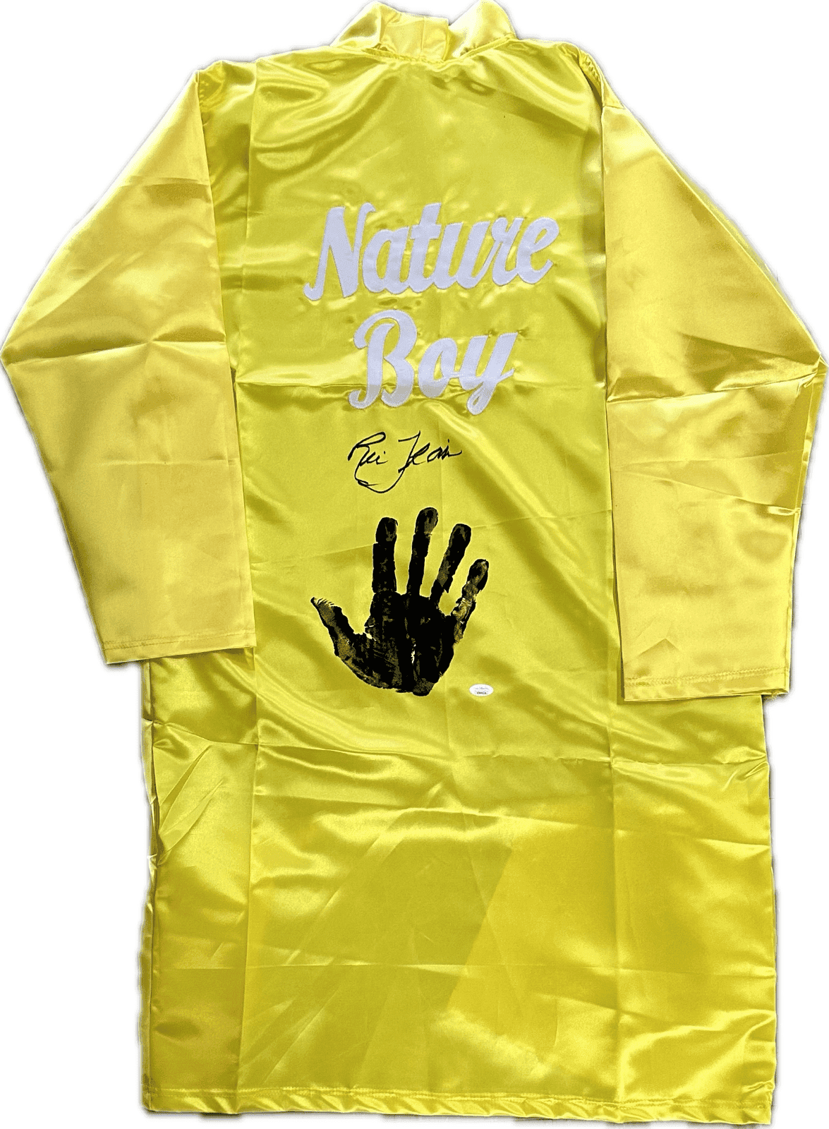 Ric Flair Signed Autographed & Personal Chop Handprint Yellow Robe JSA Authentic Ric Flair Other personal-chop-handprint-yellow-robe, supplier stock photo