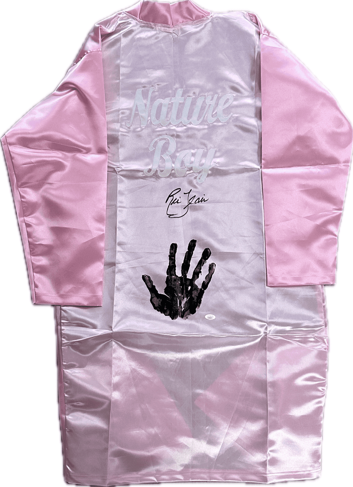 Ric Flair Signed Autographed & Personal Chop Handprint Pink Robe JSA Authentic Ric Flair Other personal-chop-handprint-pink-robe, supplier stock photo