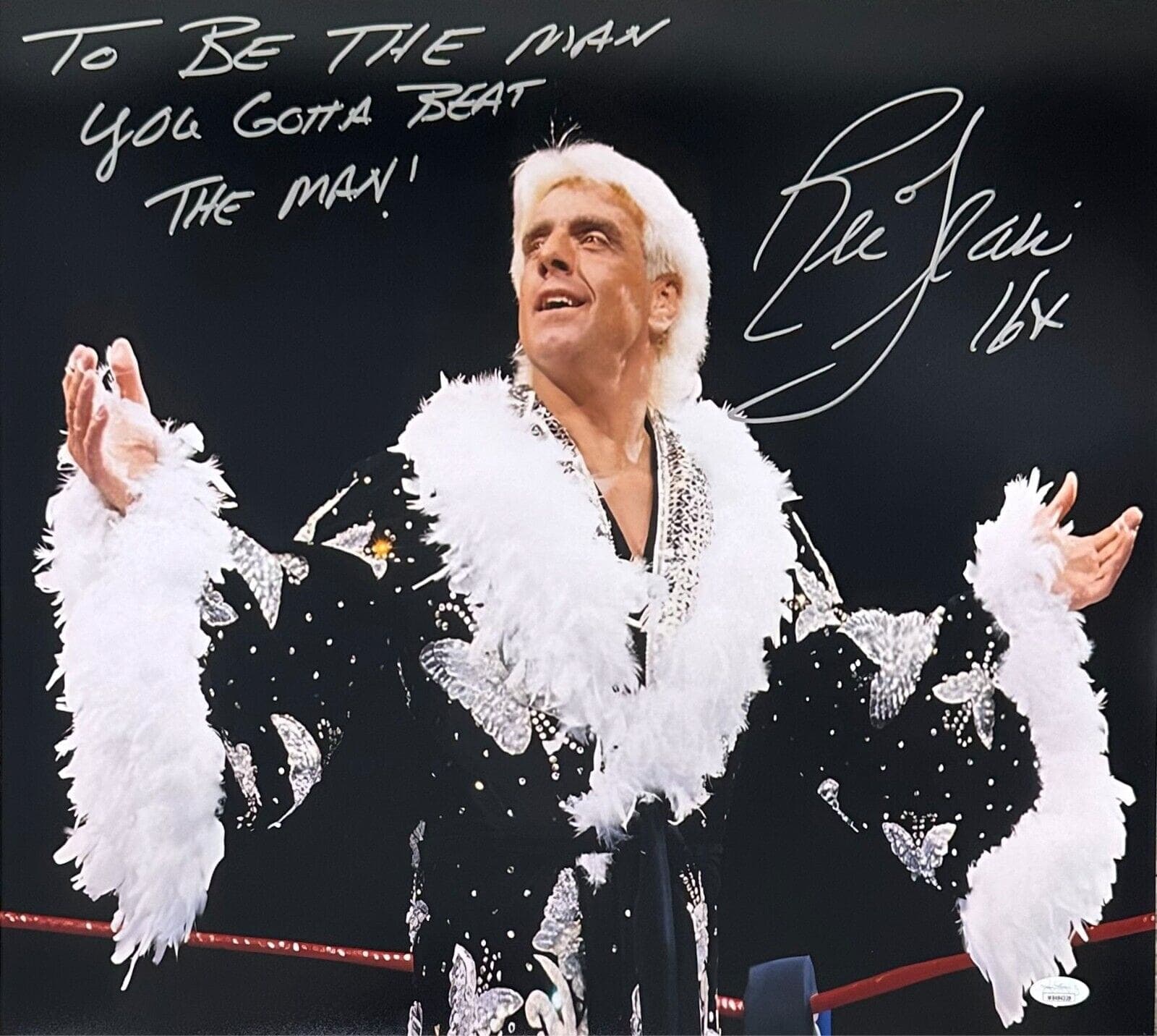 Ric Flair Signed Autographed 18×20 Photo JSA Authenticated To Be The Man #1 Ric Flair Photo 18x20-18-20-be-man-1, supplier stock photo