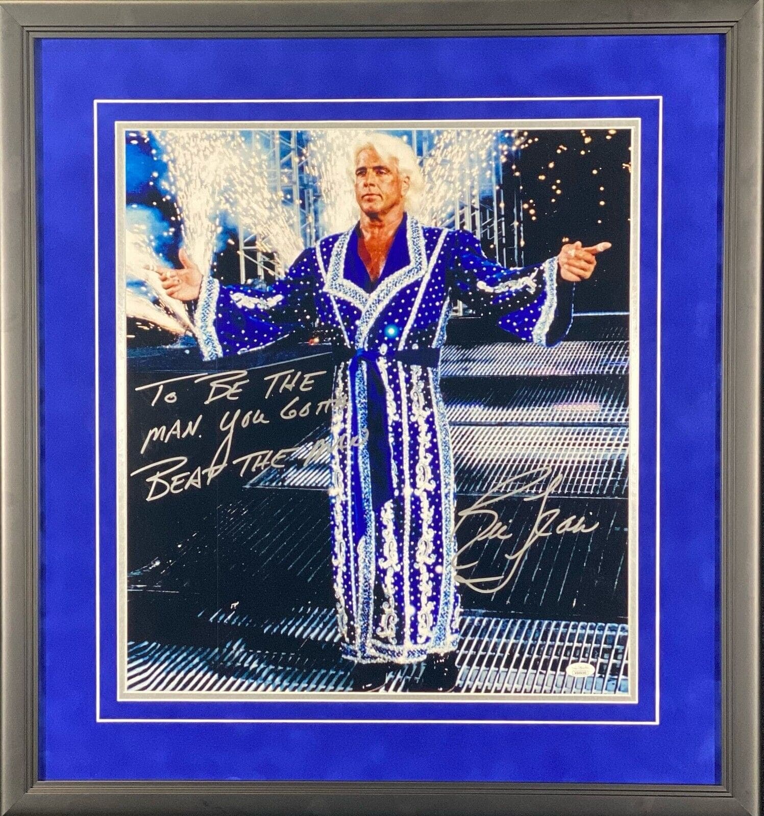 Ric Flair Signed Autographed Framed 18×20 Photo JSA Authentic To Be The Man #2 Ric Flair Photo 18x20-framed-18-20-be-man-2, supplier stock photo