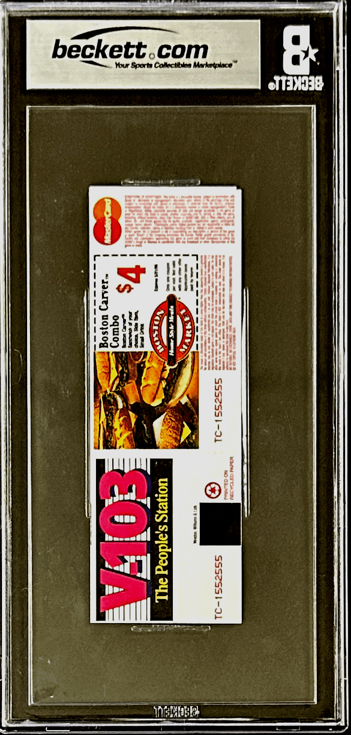 Carl Lewis Signed 1996 Atlanta Grand Prix May 18 Beckett Full Ticket Beckett Ticket Stub carl-lewis-1996-atlanta-grand-prix, view 3, supplier stock photo