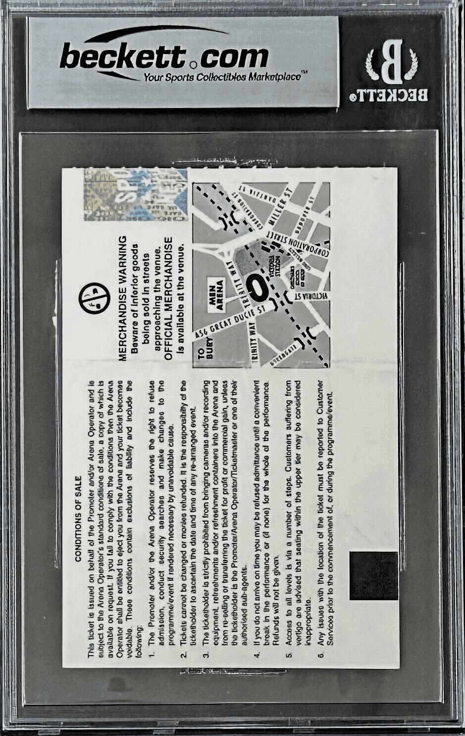 Mike Tyson vs Julius Francis Signed Ticket Stub Beckett Tyson 2nd Round TKO Mike Tyson Ticket Stub vs-julius-francis-2nd-round-tko, view 3, supplier stock photo