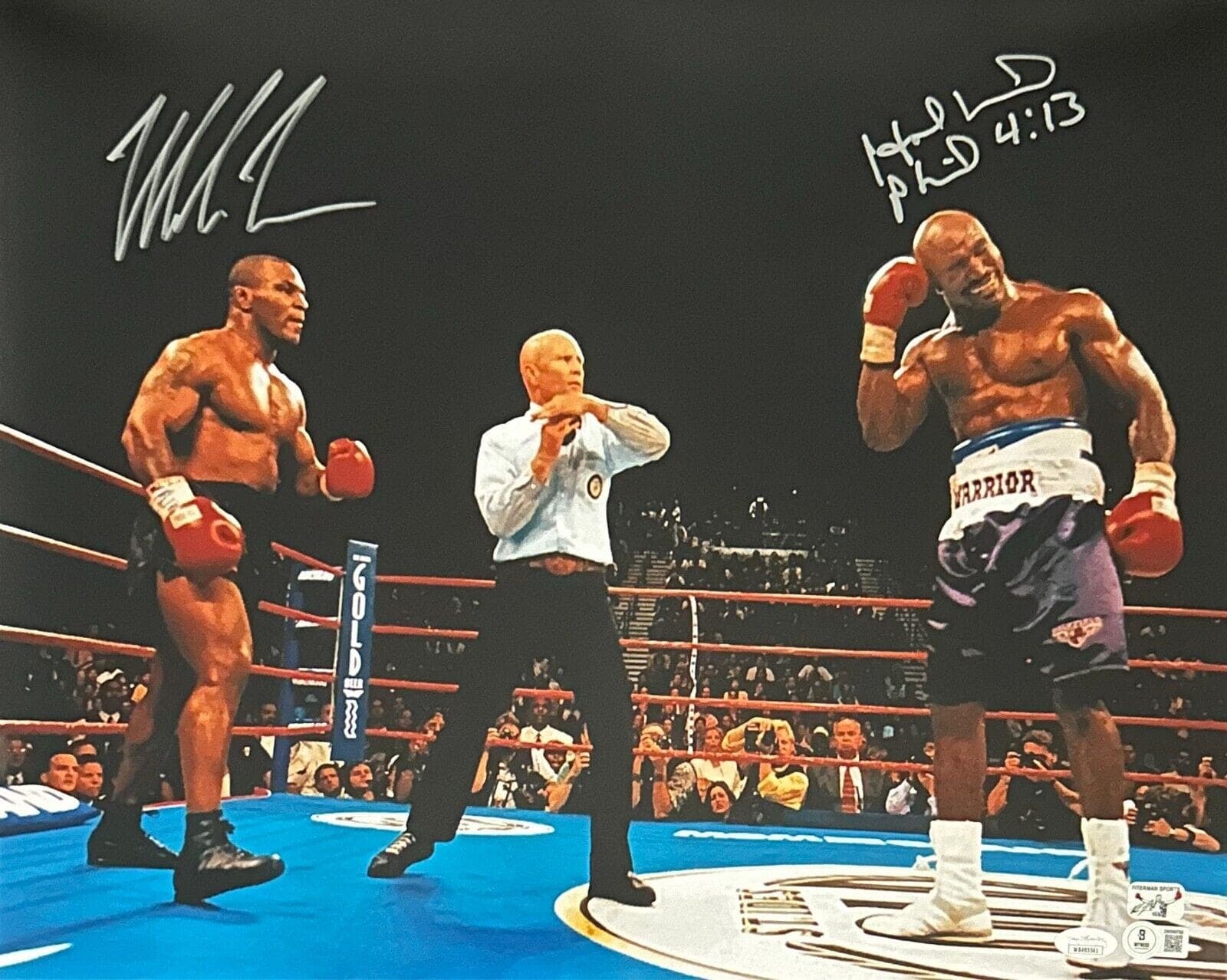 Mike Tyson & Evander Holyfield Signed 16×20 Photo JSA & Beckett Bite Fight Evander Holyfield Photo 16x20-mike-tyson-16-20-bite-fight, supplier stock photo