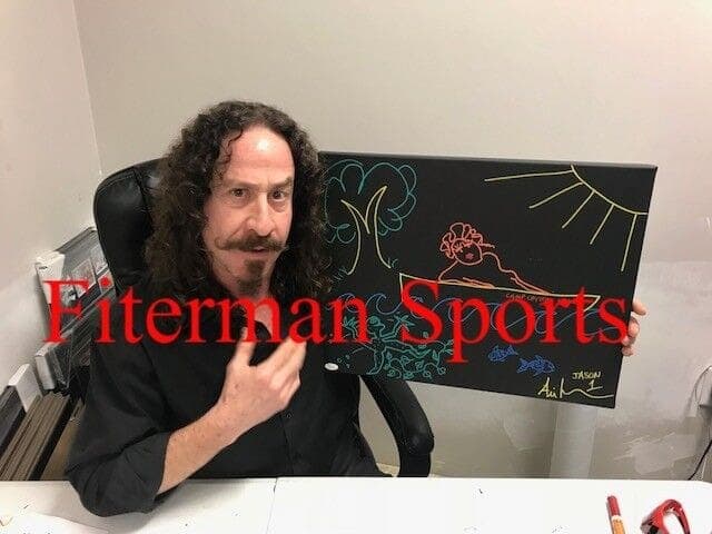 Ari Lehman Jason Friday the 13th Hand Drawn Sketch Signed 16×20 Canvas WP854990 Ari Lehman Canvas 16x20-ari-lehman-jason-friday-13th-drawn, view 2, supplier stock photo