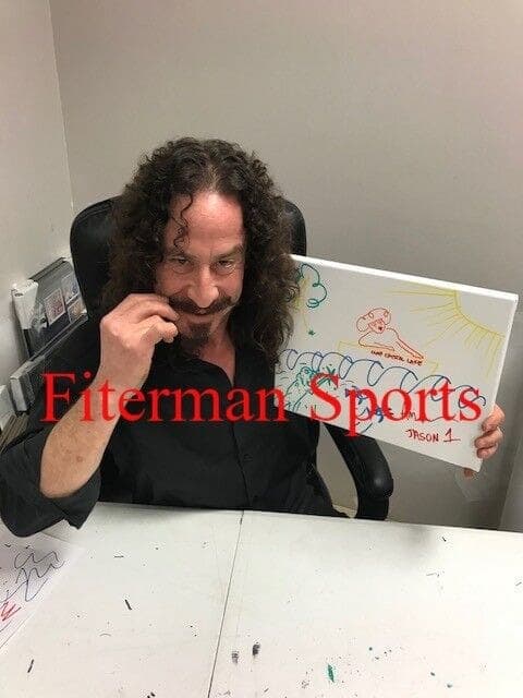 Ari Lehman Jason Friday the 13th Hand Drawn Sketch Signed 11×14 Canvas WP854999 Ari Lehman Canvas 11x14-ari-lehman-jason-friday-13th-drawn, view 3, supplier stock photo