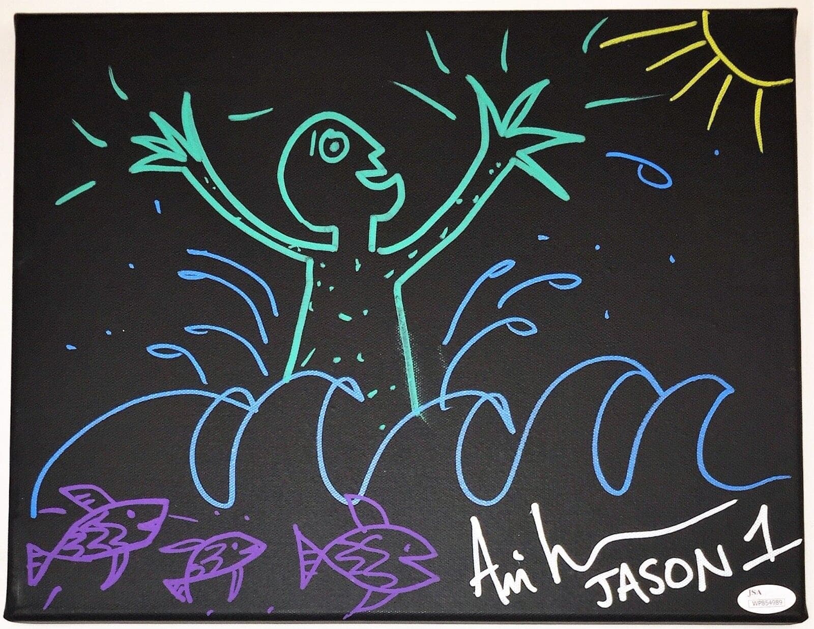 Ari Lehman Jason Friday the 13th Hand Drawn Sketch Signed 11×14 Canvas WP854989 Ari Lehman Canvas 11x14-ari-lehman-jason-friday-13th-drawn, supplier stock photo