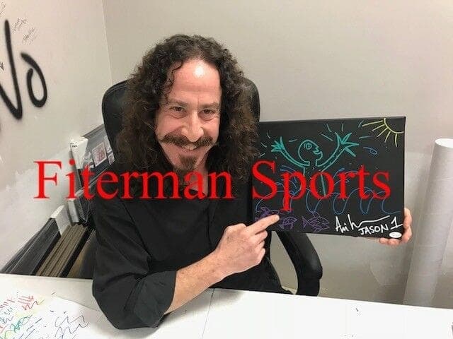 Ari Lehman Jason Friday the 13th Hand Drawn Sketch Signed 11×14 Canvas WP854989 Ari Lehman Canvas 11x14-ari-lehman-jason-friday-13th-drawn, view 2, supplier stock photo