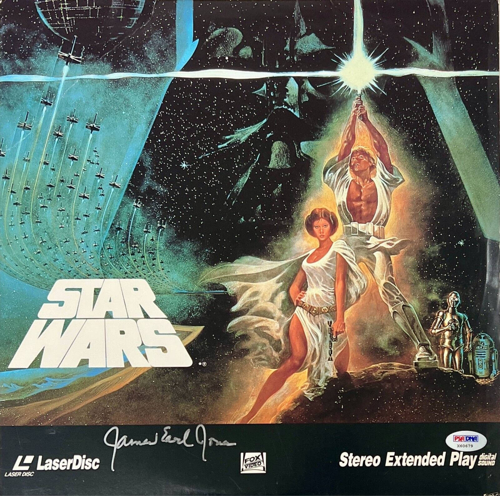 James Earl Jones Signed Framed Star Wars Laser Disc PSA X60679 Darth Vader James Earl Jones Other james-earl-jones-framed-star-wars, view 2, supplier stock photo