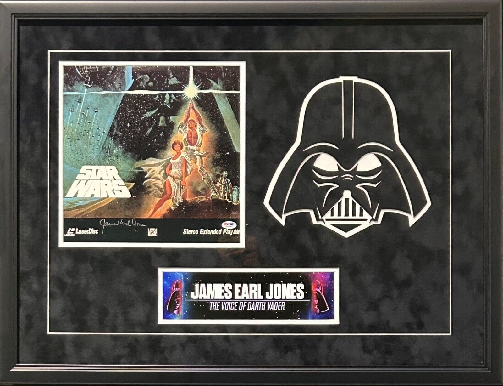 James Earl Jones Signed Framed Star Wars Laser Disc PSA X60679 Darth Vader James Earl Jones Other james-earl-jones-framed-star-wars, supplier stock photo