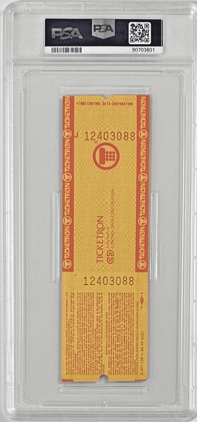 Michael Jackson Ticket Stub 1984 The Jacksons Victory Tour PSA NM 7 JFK Stadium Michael Jackson Ticket Stub michael-jackson-1984-jacksons-victory-tour, view 3, supplier stock photo