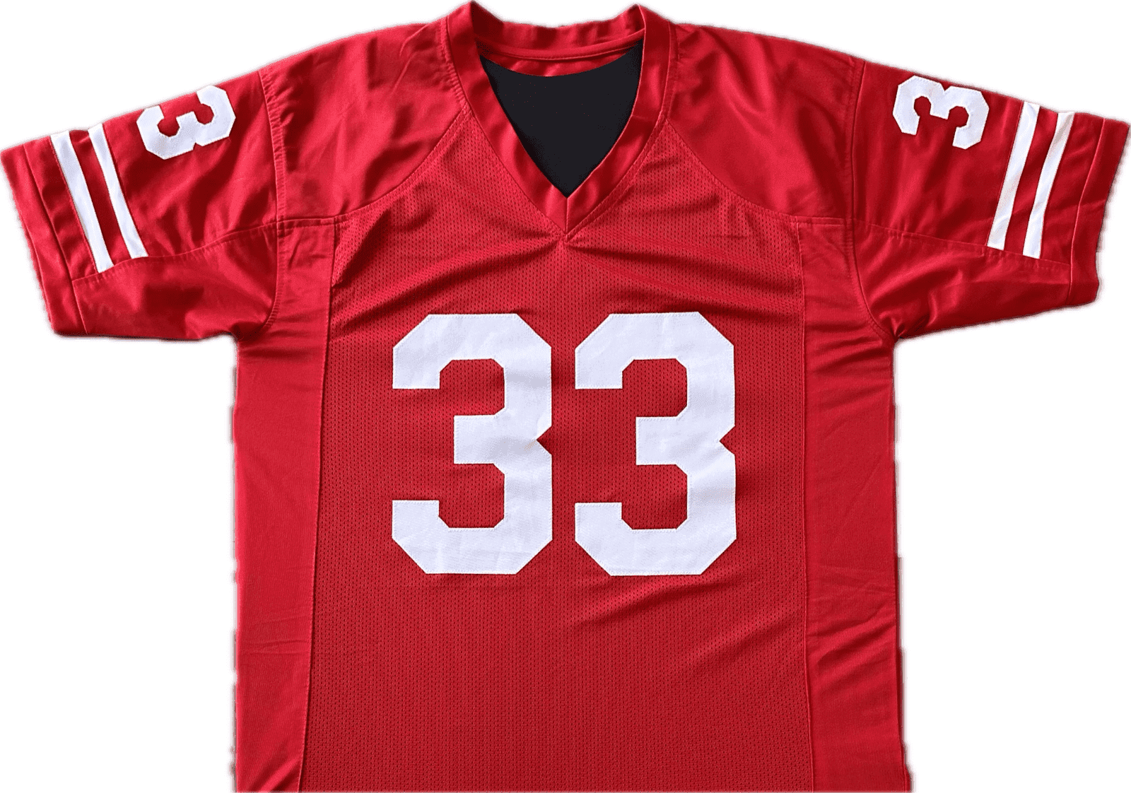 Ron Dayne Signed Autographed Custom Red Jersey TriStar Authenticated Ron Dayne Jersey ron-dayne-red-tristar, view 2, supplier stock photo