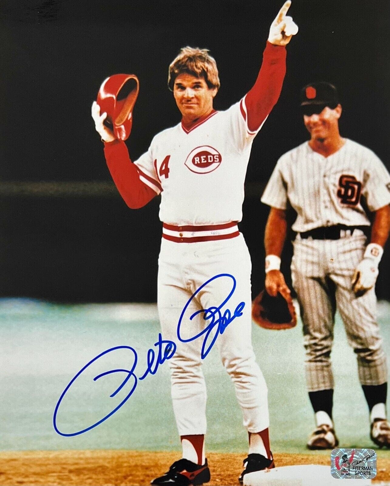 Pete Rose Signed Autographed 8×10 Photo Pete Rose Exclusive Hologram Red 8 Pete Rose Photo 8x10-pete-rose-8-10-hologram-red, Cincinnati Reds, supplier stock photo