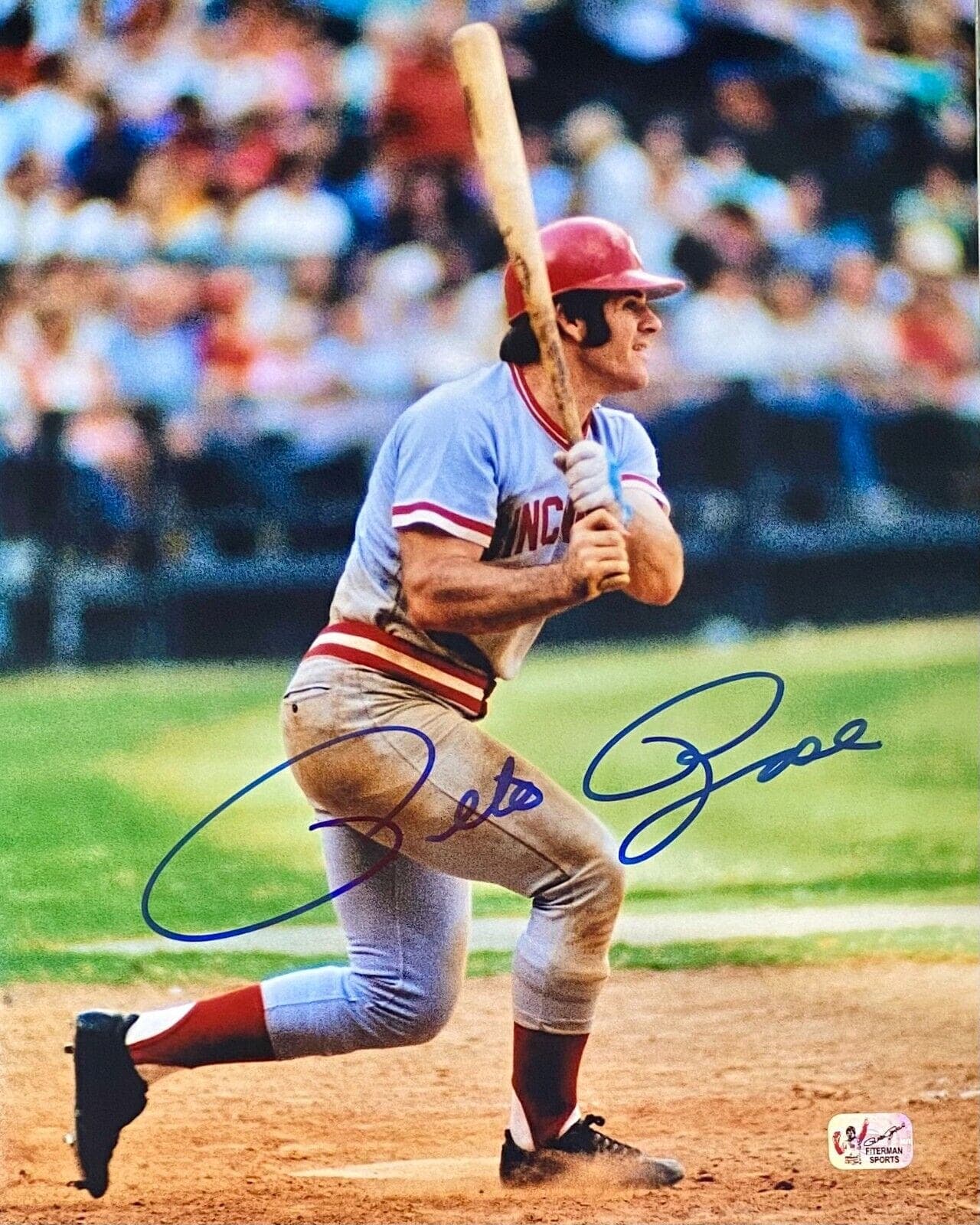 Pete Rose Signed Autographed 11×14 Photo Pete Rose Exclusive Hologram Reds 4 Pete Rose Photo 11x14-11-14-hologram-4, Cincinnati Reds, supplier stock photo