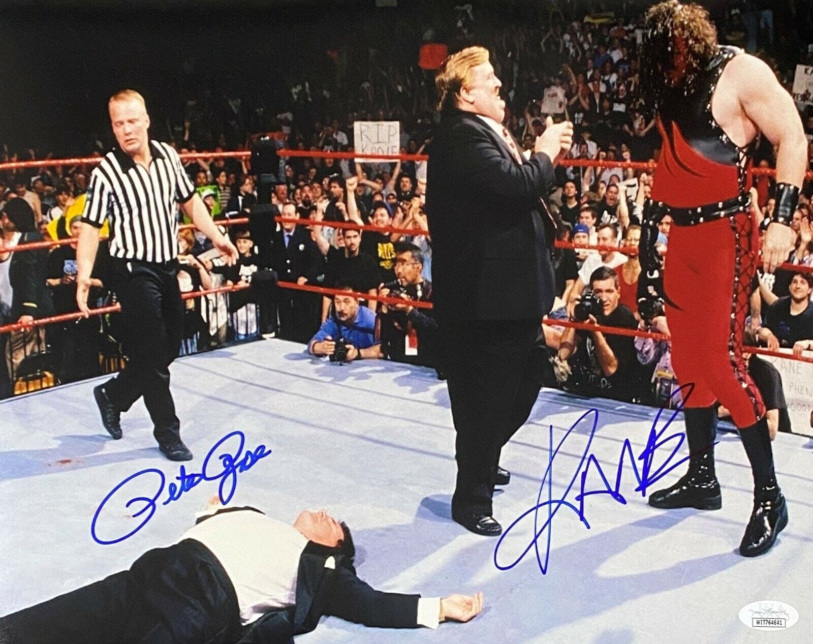 Pete Rose & KANE Signed Autographed 11×14 Photo JSA Authentic WWE 12 Pete Rose Photo 11x14-kane-11-14-wwe-12, supplier stock photo