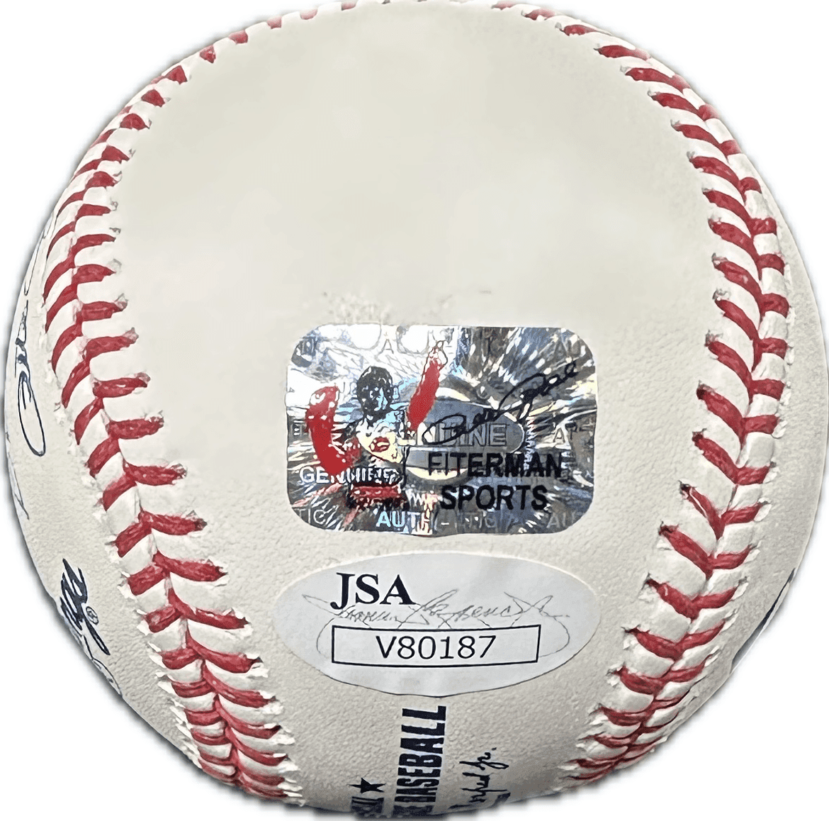 Pete Rose Robert Manfred Signed Sorry Ball OML Baseball JSA Authen V80187 Pete Rose Ball v80187-pete-rose-robert-manfred-sorry-oml, Cincinnati Reds, view 3, supplier stock photo