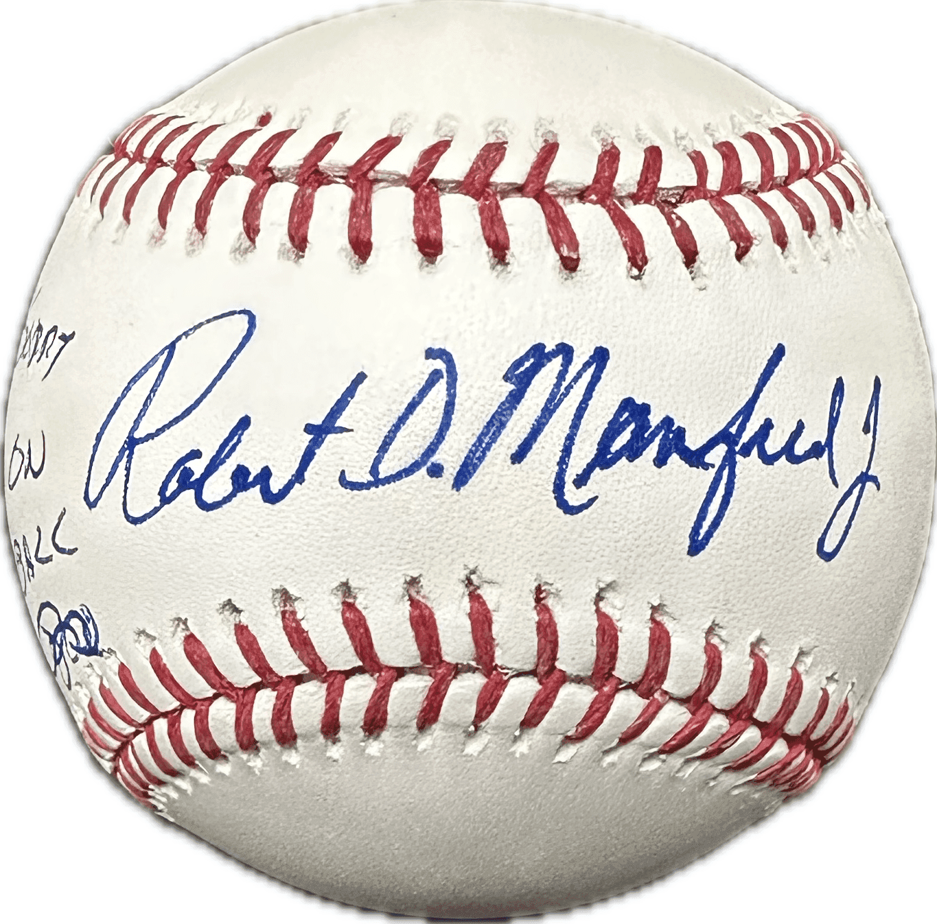 Pete Rose Robert Manfred Signed Sorry Ball OML Baseball JSA Authen V80187 Pete Rose Ball v80187-pete-rose-robert-manfred-sorry-oml, Cincinnati Reds, view 2, supplier stock photo