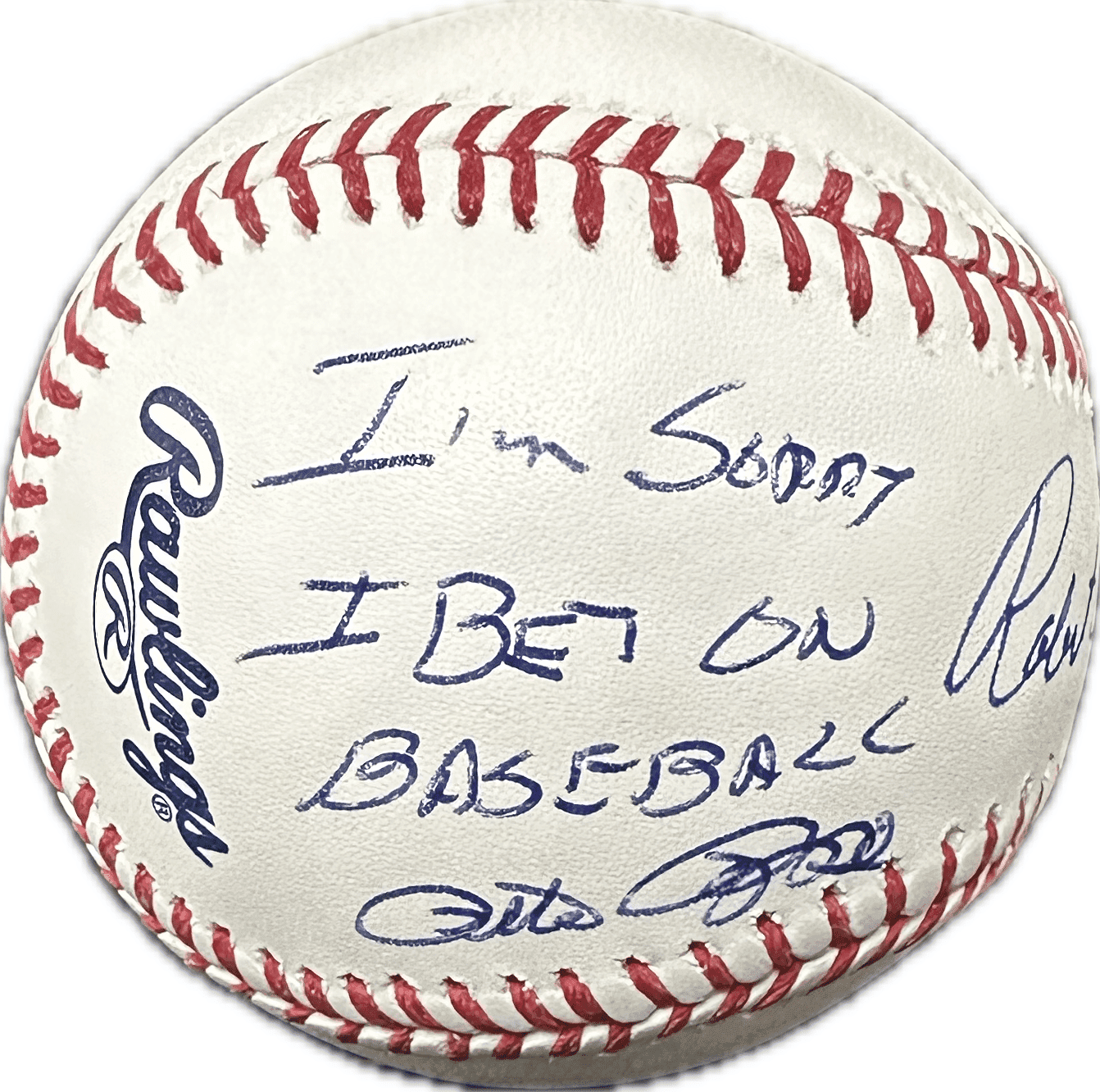 Pete Rose Robert Manfred Signed Sorry Ball OML Baseball JSA Authen V80187 Pete Rose Ball v80187-pete-rose-robert-manfred-sorry-oml, Cincinnati Reds, supplier stock photo