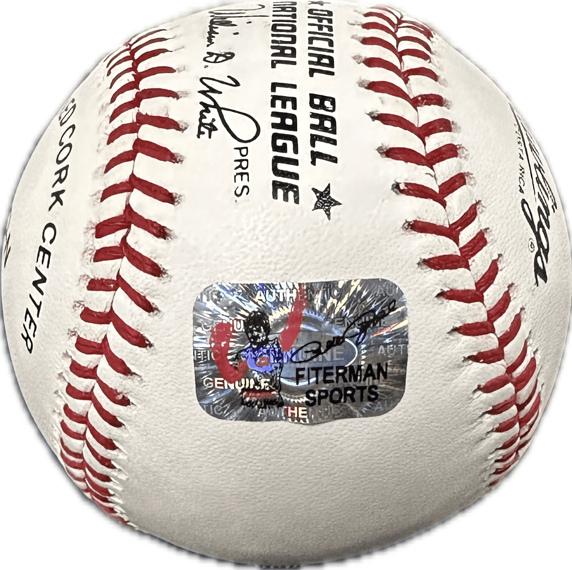 Pete Rose Signed National League Baseball JSA & Rose Player Hologram Hit King Pete Rose Ball national-league-baseball-player-hologram-hit, Cincinnati Reds, view 3, supplier stock photo