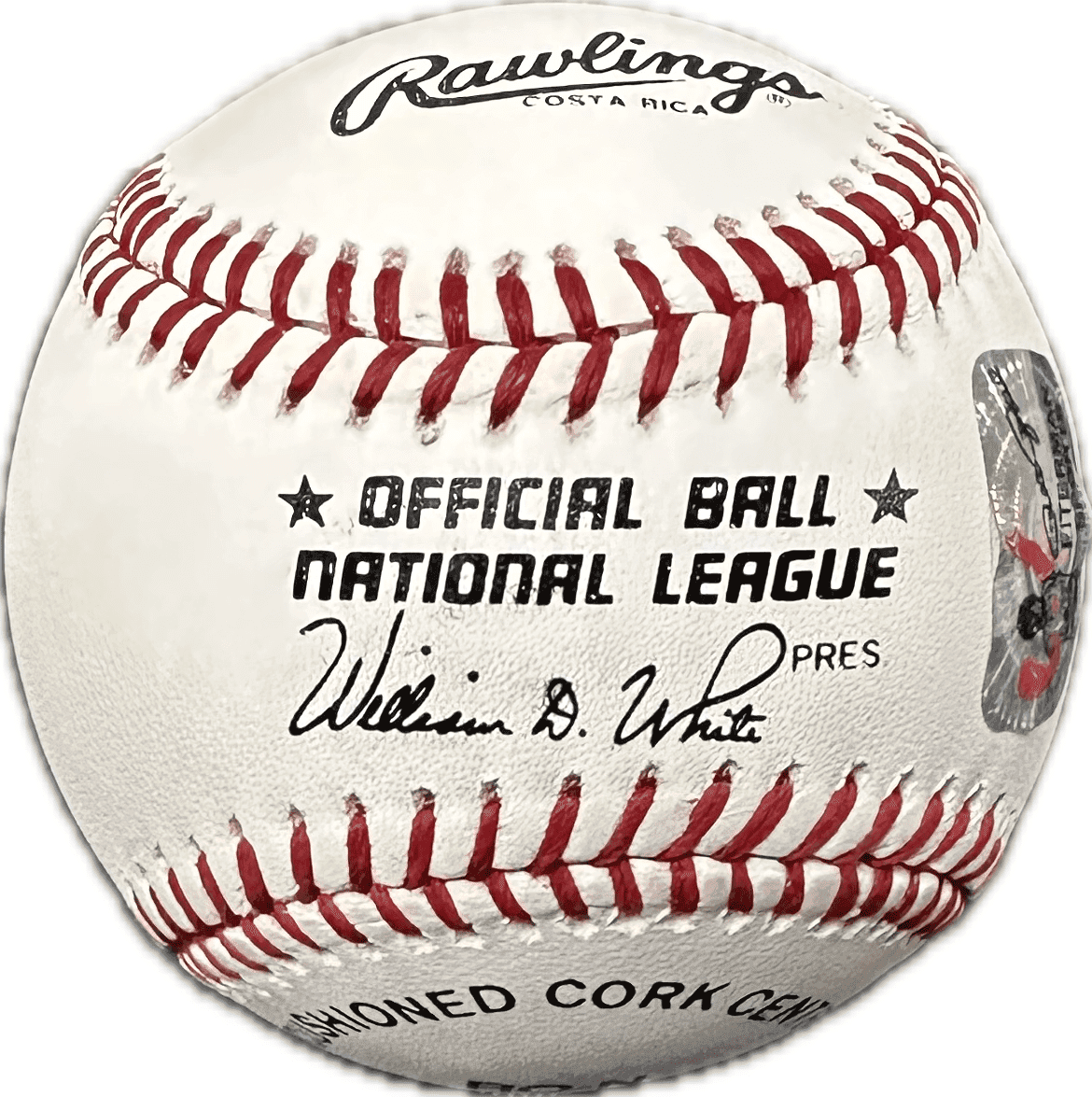 Pete Rose Signed National League Baseball JSA & Rose Player Hologram Hit King Pete Rose Ball national-league-baseball-player-hologram-hit, Cincinnati Reds, view 2, supplier stock photo