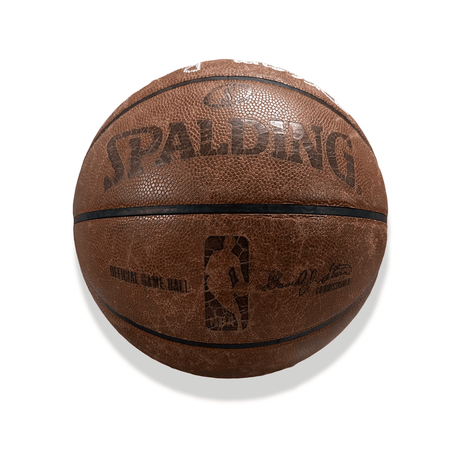 Hakeem Olajuwon Signed Dream Ranch Training Used Official NBA Basketball JSA (B) Hakeem Olajuwon Ball dream-ranch-training-used-nba-basketball, Houston Rockets, view 4, supplier stock photo